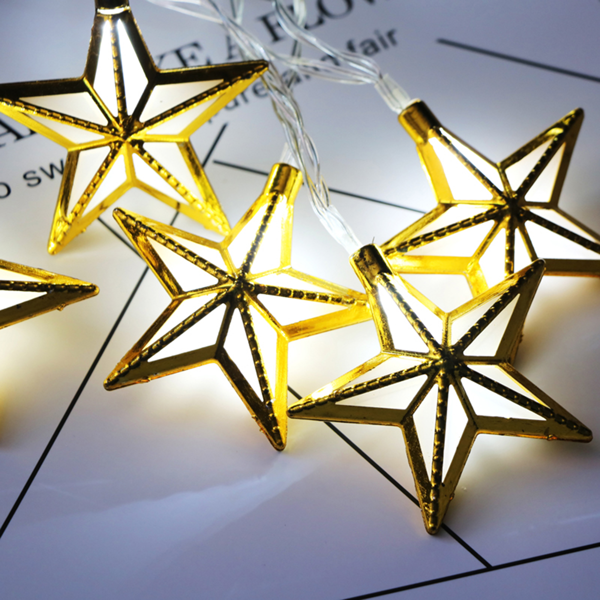 10PCS-Golden-Pentagram-Shape-Eid-Ramadan-LED-Fairy-String-Light-Lamp-Islamic-Indoor-Party-Decor-1460762-5