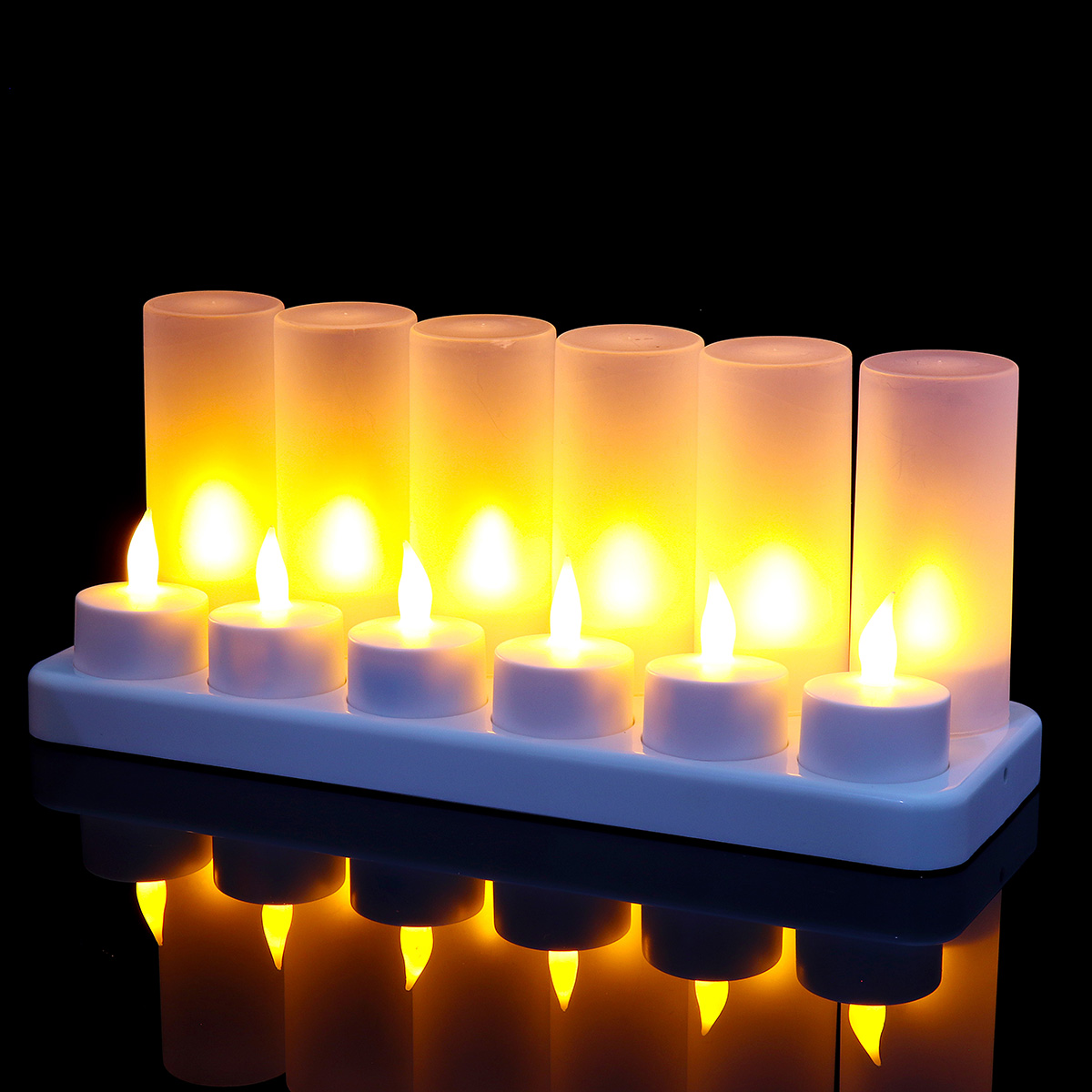 12PCS-Flameless-LED-Candle-Light-Rechargeable-Flickering-Tea-Lamp-for-Birthday-Party-US-Plug-AC110V-1675885-2