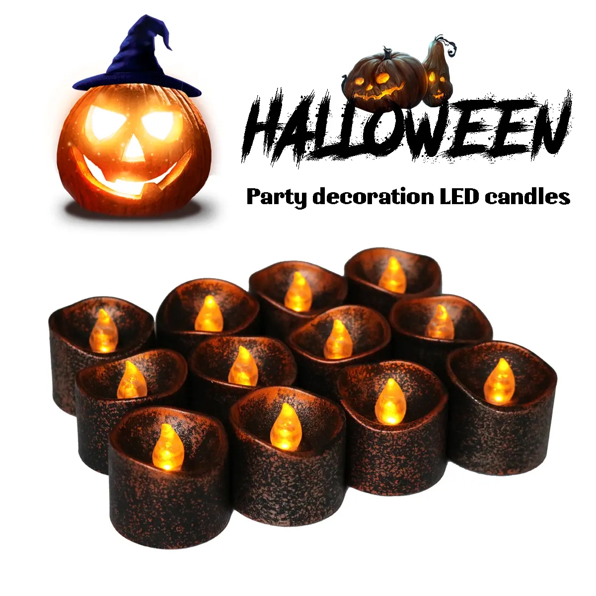 12PCS-Halloween-Battery-Operated-Party-Decoration-Electronic-Flickering-LED-Candle-Lamp-Yellow-1893460-1