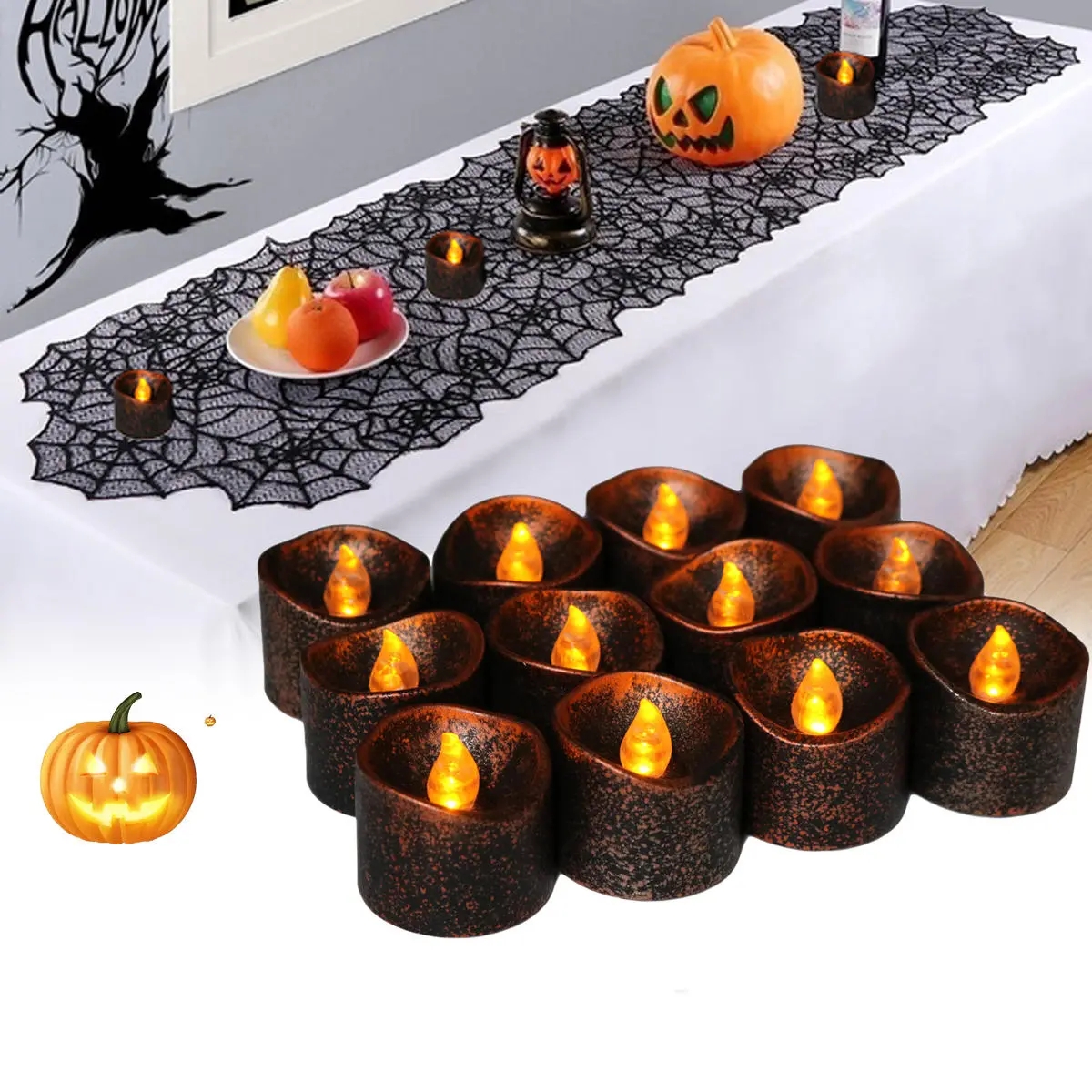 12PCS-Halloween-Battery-Operated-Party-Decoration-Electronic-Flickering-LED-Candle-Lamp-Yellow-1893460-3