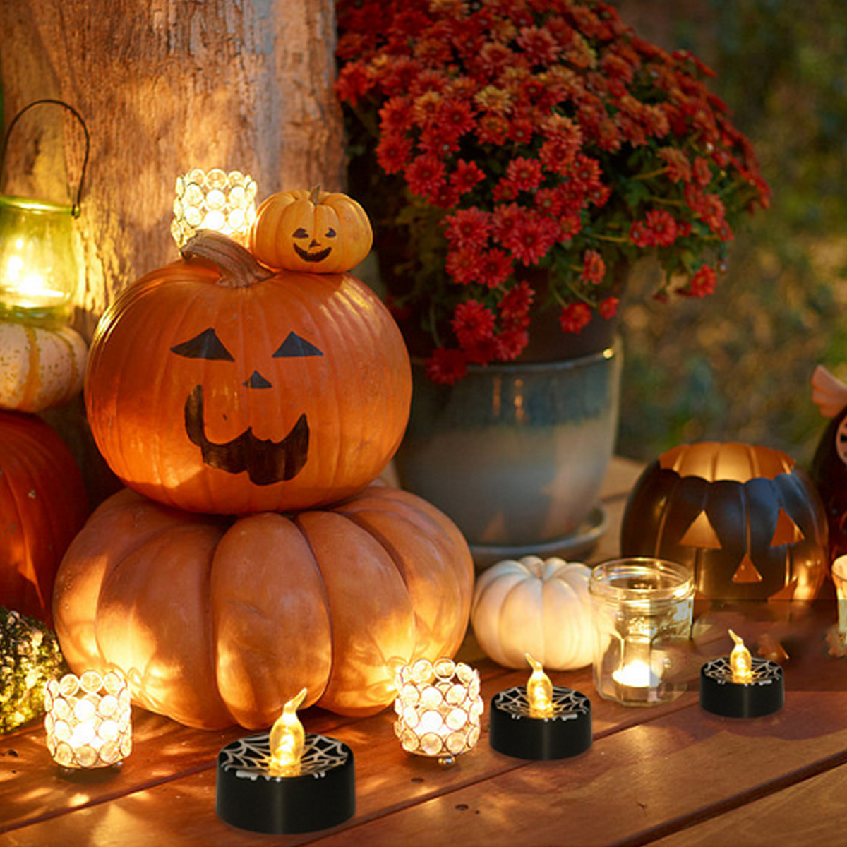 12Pcs-LED-Tea-Lights-Battery-Operated-Flickering-Flameless-Candles-Halloween-Pumpkin-1730412-3