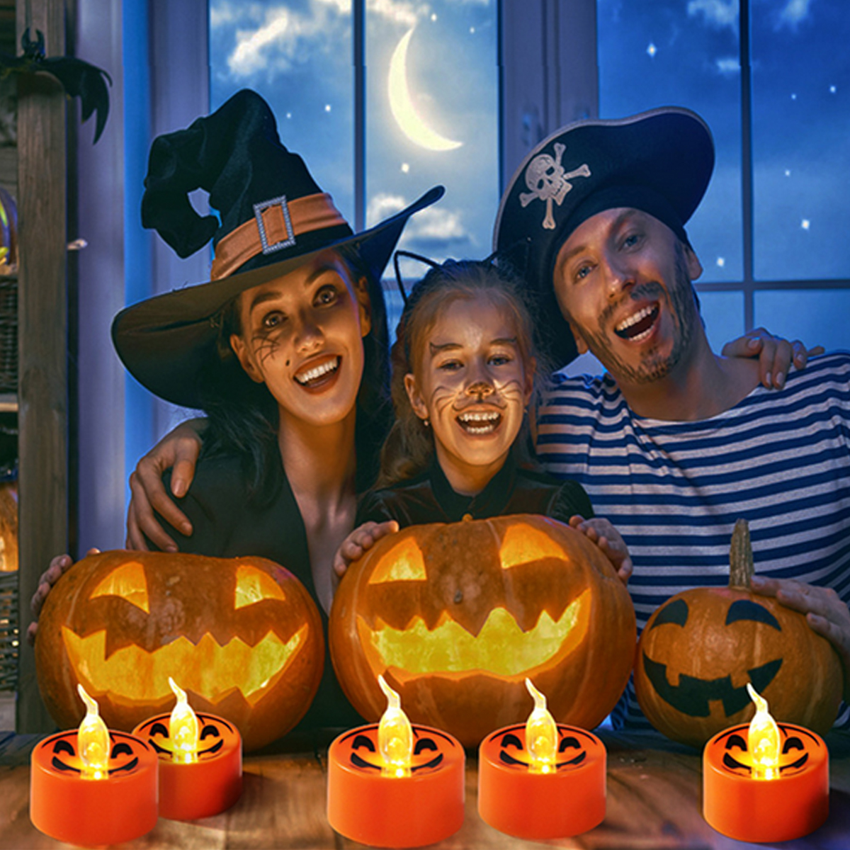 12Pcs-LED-Tea-Lights-Battery-Operated-Flickering-Flameless-Candles-Halloween-Pumpkin-1730412-5