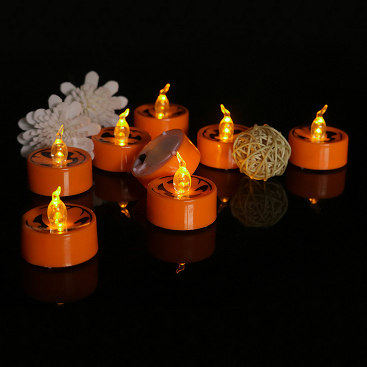 12Pcs-LED-Tea-Lights-Battery-Operated-Flickering-Flameless-Candles-Halloween-Pumpkin-1730412-6