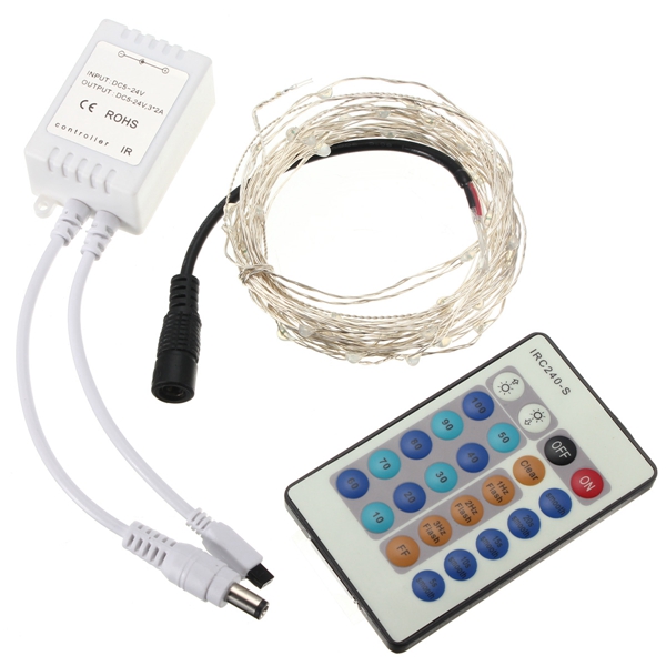12V-10M-100LED-Silver-Wire-Christmas-String-Fairy-Light-Remote-Controller-without-Adapter-1025932-3