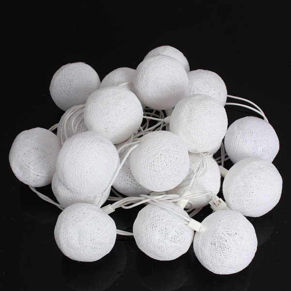 20-Cotton-Ball-Fairy-String-Lights-Party-Holiday-Wedding-Decor-939709-7