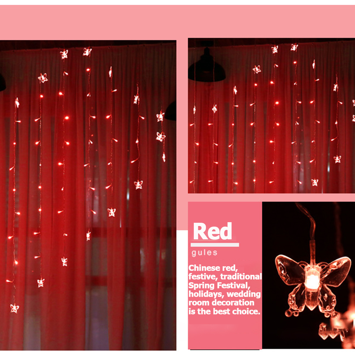 200X150cm-LED-LoveButterfly-Shape-Curtain-Lights-String-USB-Powered-Waterproof-Wall-Light-Hanging-Fa-1704556-7