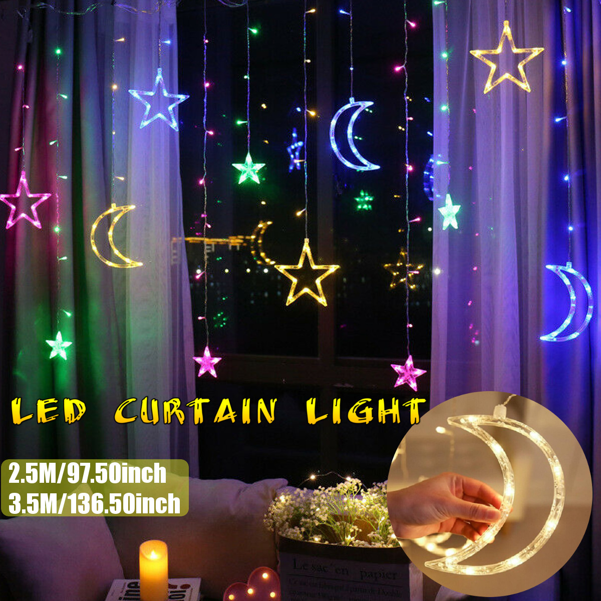 25M-35M-USB-Plug-In-LED-Moon-Star-Curtain-Fairy-Ins-Christmas-String-Light-Bedroom-Romantic-Decor-1594463-1