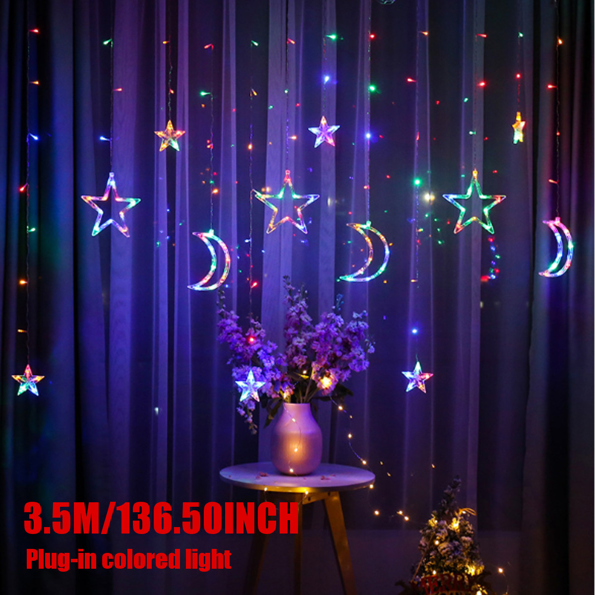 25M-35M-USB-Plug-In-LED-Moon-Star-Curtain-Fairy-Ins-Christmas-String-Light-Bedroom-Romantic-Decor-1594463-8