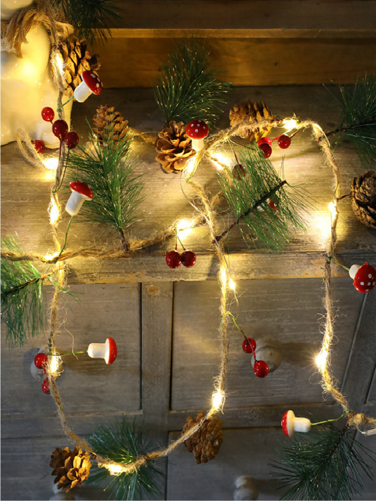 2M-Mushroom-Pine-Needle-Pine-Cone-Copper-Wire-Christmas-LED-String-Battery-Powered-Thanksgiving-Wedd-1679290-4