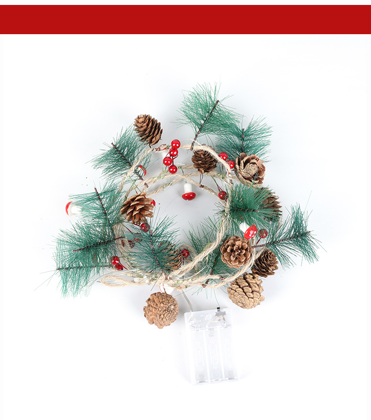 2M-Mushroom-Pine-Needle-Pine-Cone-Copper-Wire-Christmas-LED-String-Battery-Powered-Thanksgiving-Wedd-1679290-7
