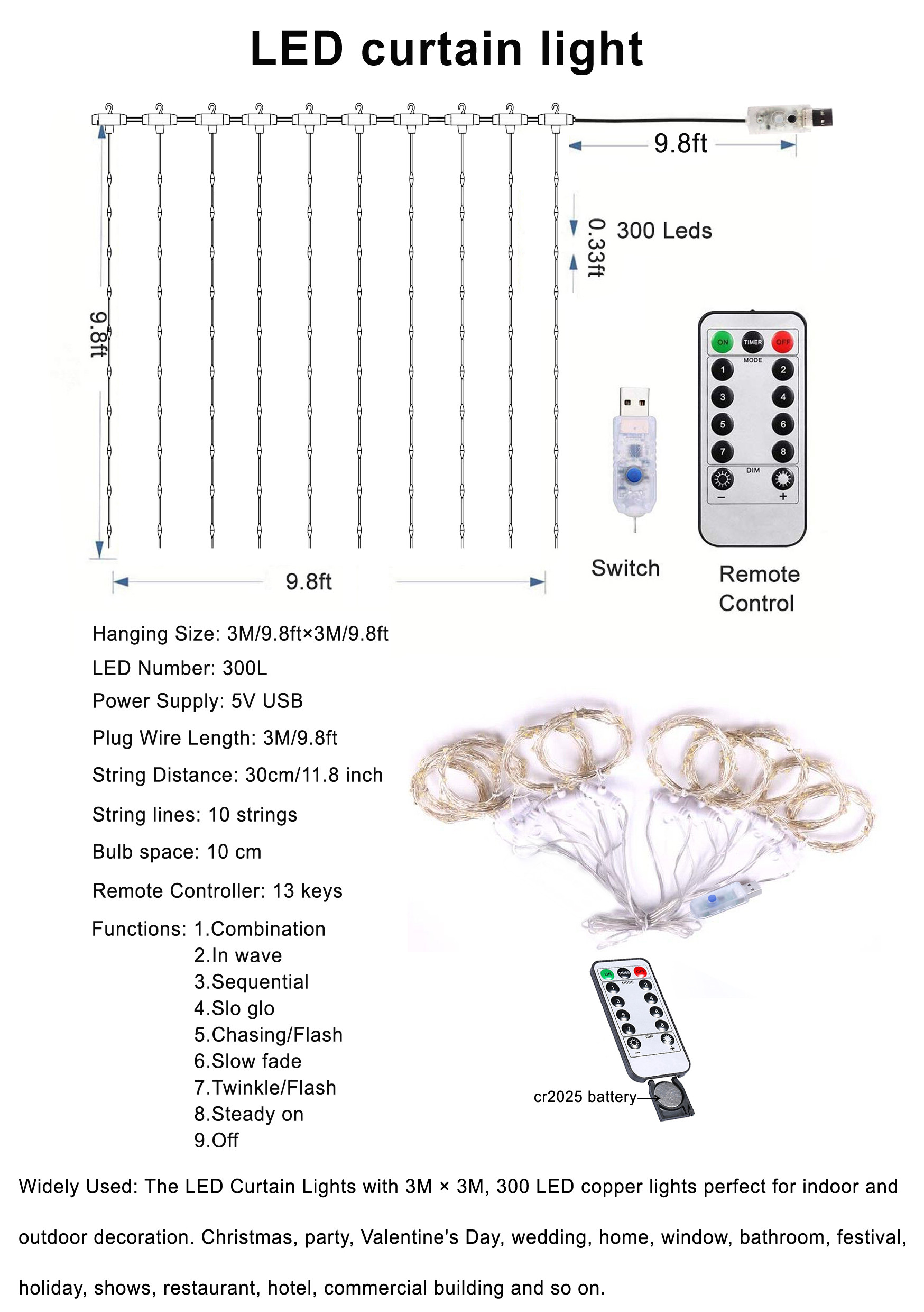 300-LED-USB-Christmas-String-Fairy-Light-Wedding-Xmas-Party-Decor-Music-Control-1677224-6
