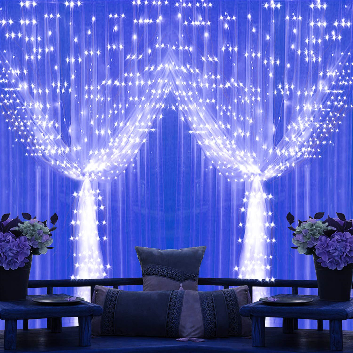 300-LED-USB-Christmas-String-Fairy-Light-Wedding-Xmas-Party-Decor-Music-Control-1677224-8