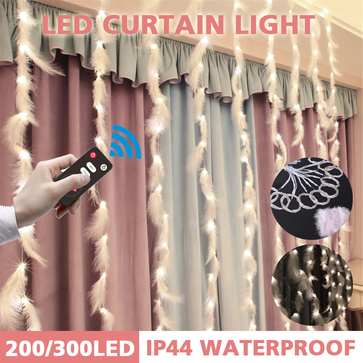 32M-33M-Feather-Copper-Wire-8-Modes-LED-Curtain-String-Light-USB-Lamp-for-Room-Party-Decoration-1675914-1
