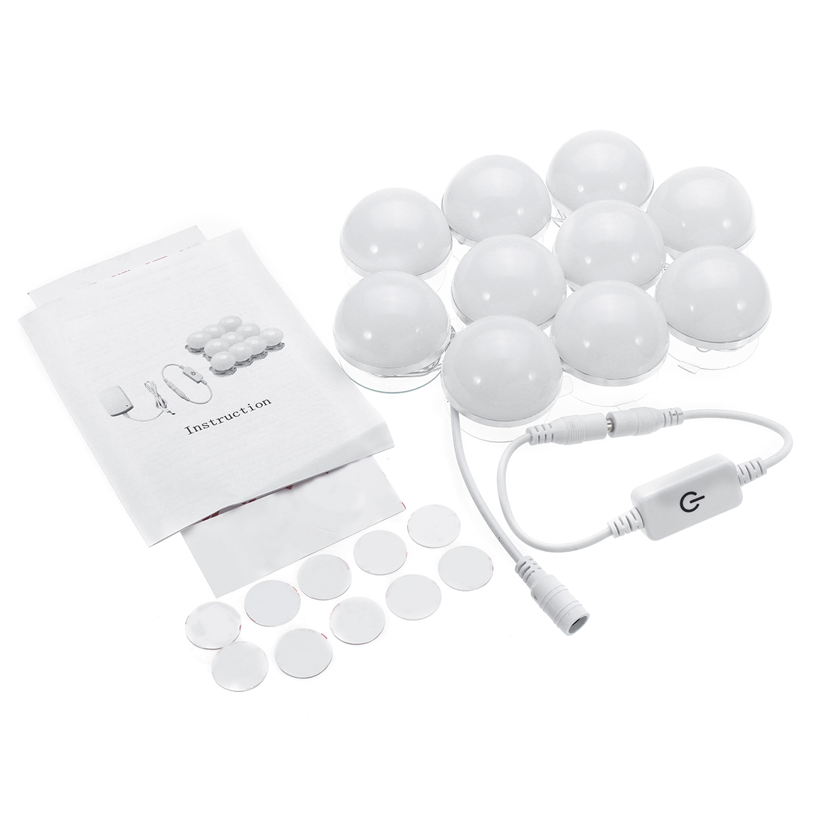 3M-Dimmable-Hollywood-Style-Yellow-White-LED-Vanity-Mirror-Lights-for-Makeup-Dressing-Table-DC12V-1242281-2