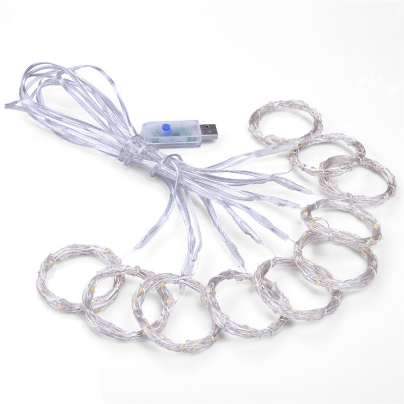 3M1M3M2M-USB-Waterproof-Sliver-Wire-LED-String-Light-Curtain-Tree-Strip-Fairy-Christmas-Decorations--1600472-6