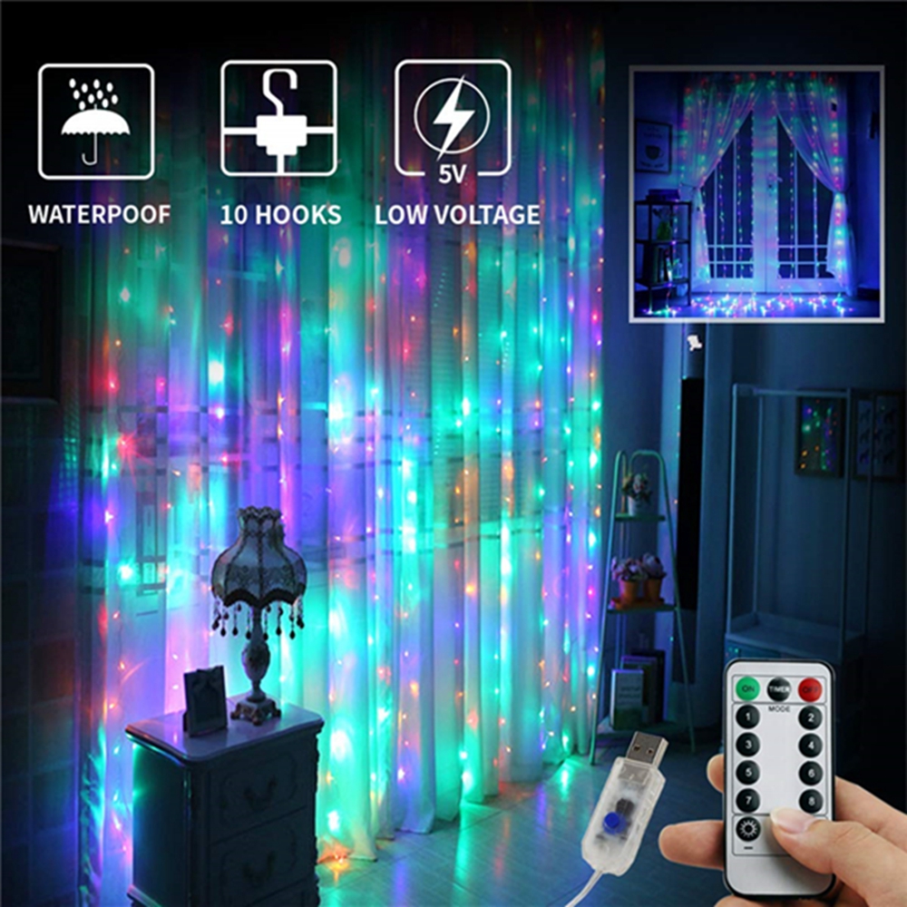 3M2M-USB-8-Modes-Remote-Control-200-LED-Curtain-String-Light-with-10-Hooks-Festival-Christmas-Weddin-1608864-1
