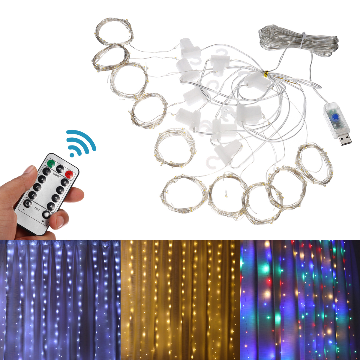 3M2M-USB-8-Modes-Remote-Control-200-LED-Curtain-String-Light-with-10-Hooks-Festival-Christmas-Weddin-1608864-2