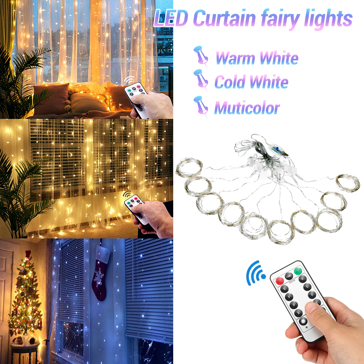 3mx1m3mx2m3mx3m-LED-Fairy-Curtain-String-Light-Remote-Control-8-Modes-USB-Hanging-Wedding-Bedroom-Pa-1711998-2