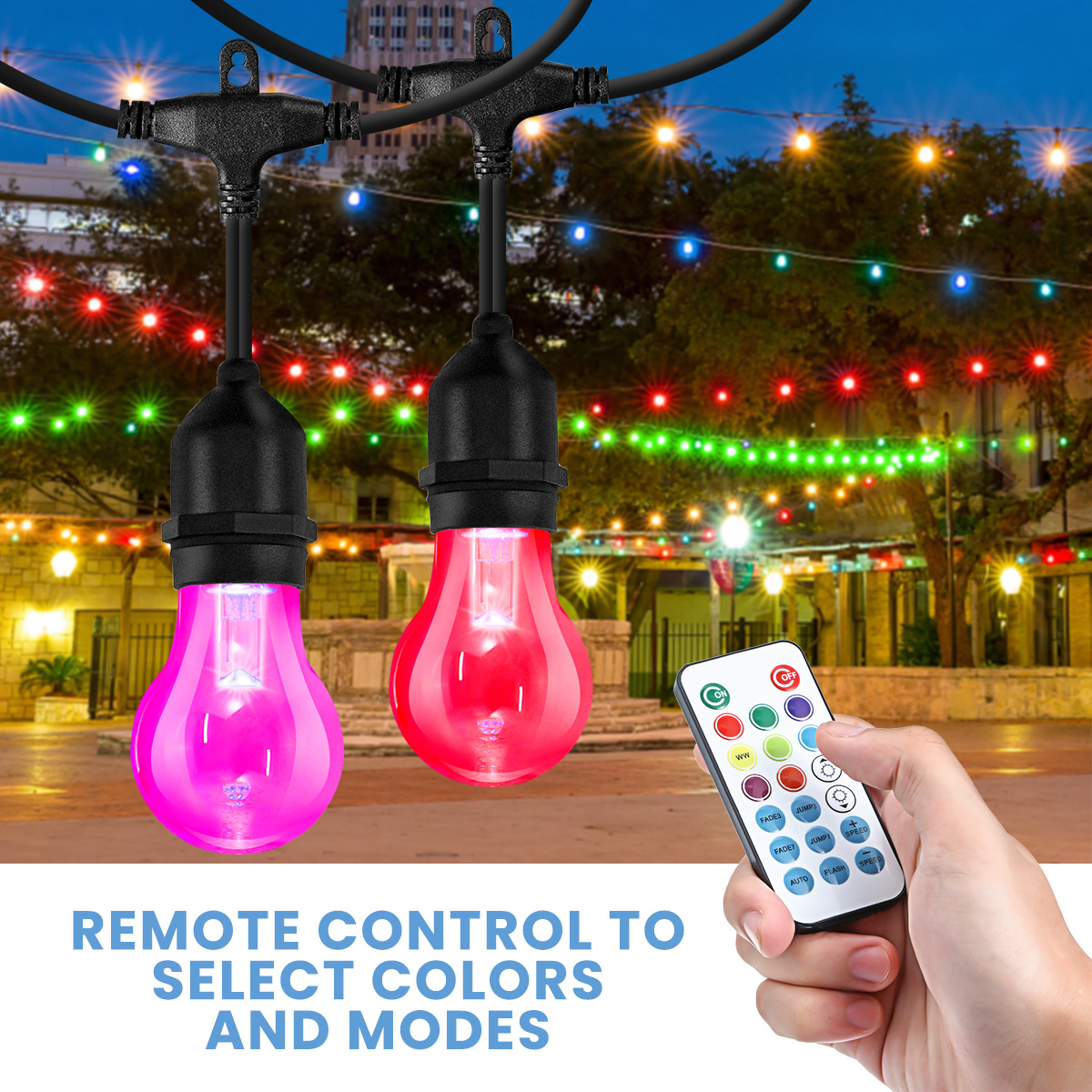 48FT-Elfeland-Remote-Control-RGB-Light-String-Gateway-Lighting-with-15pcs-Bulbs-US-Plug-AC100-240V-W-1885428-3
