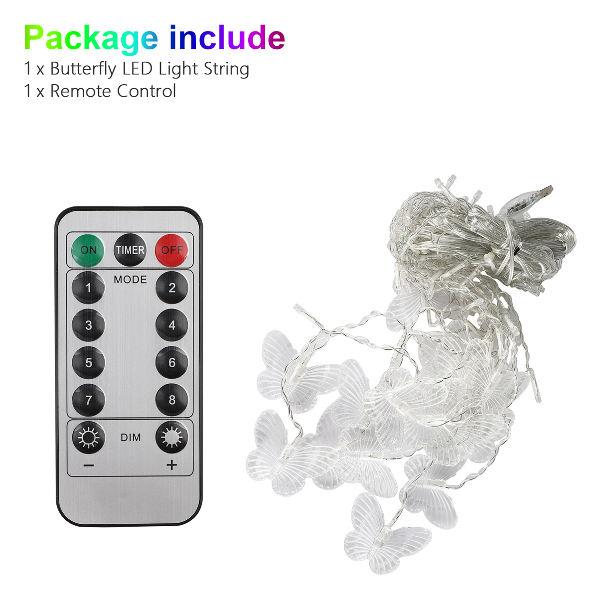96-LED-Butterfly-Curtain-Lights-8-Modes-Fairy-Lights-String-with-Remote-IP44-Waterproof-USB-Plug-in--1813669-8