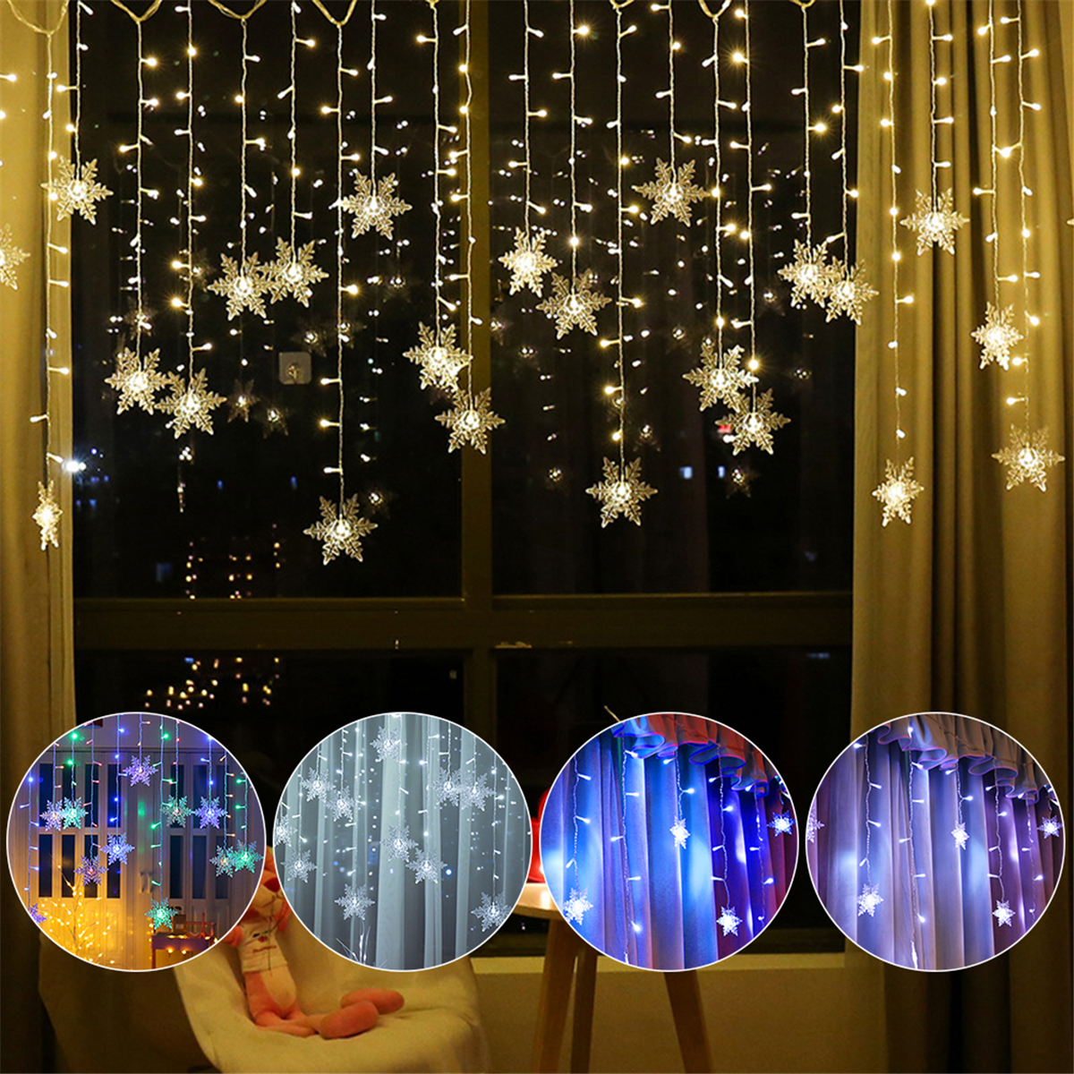 96-LED-Snowflake-String-Curtain-Window-Lights-Colorful-Wedding-Lamp-8-Modes-1817206-5