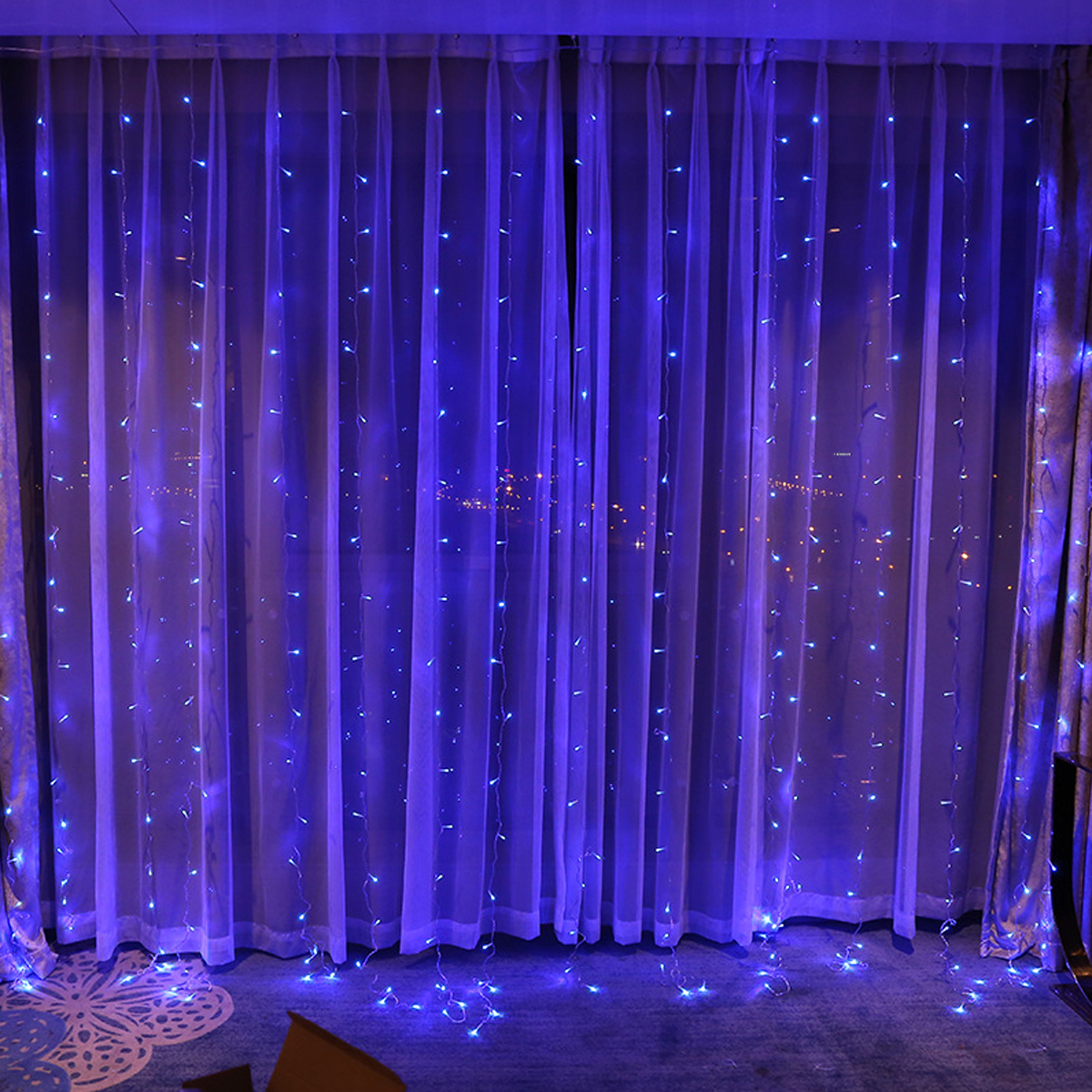 AC110V-300LED-Curtain-Fairy-String-Light-Window-Christmas-Wedding-Party-Decor-Lamp-US-Plug-1618365-6