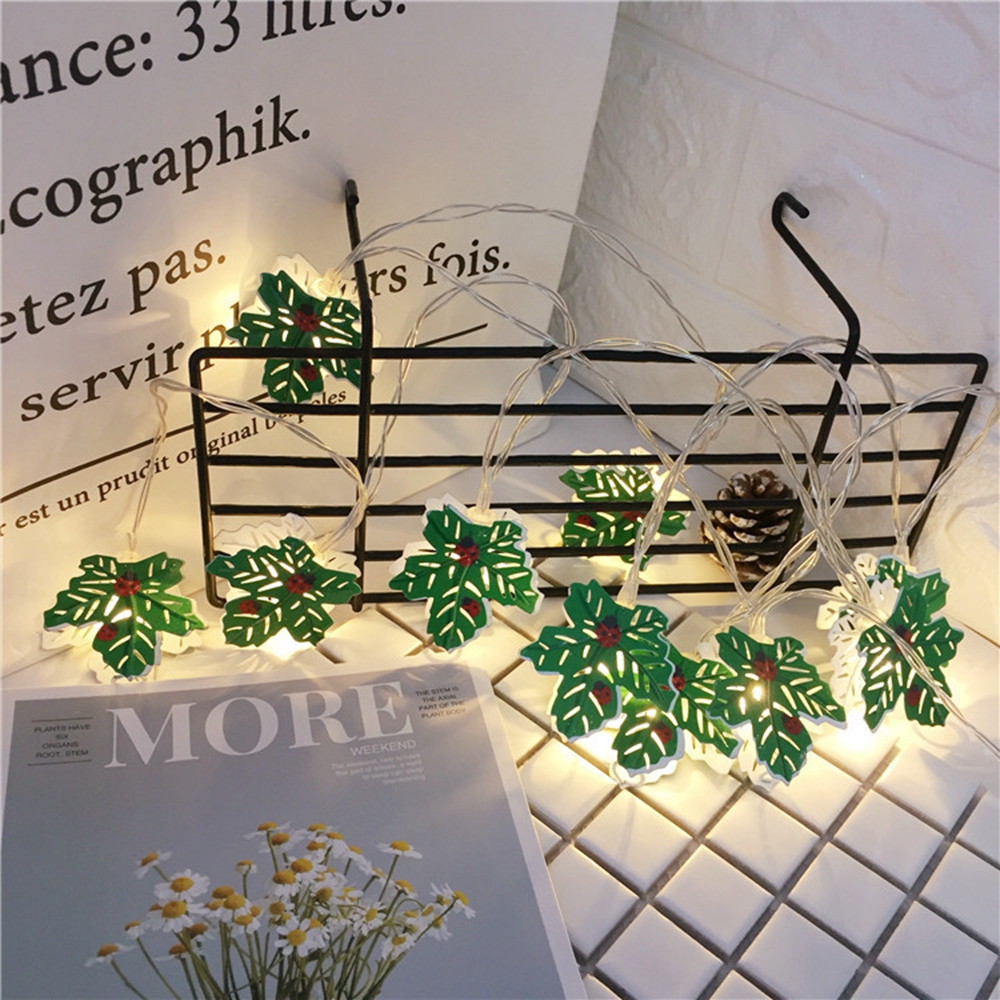 Battery-Operated-2M-Christmas-Tree-Leaves-Holiday-Christmas-Party-20-LED-Fairy-String-Light-1386291-1