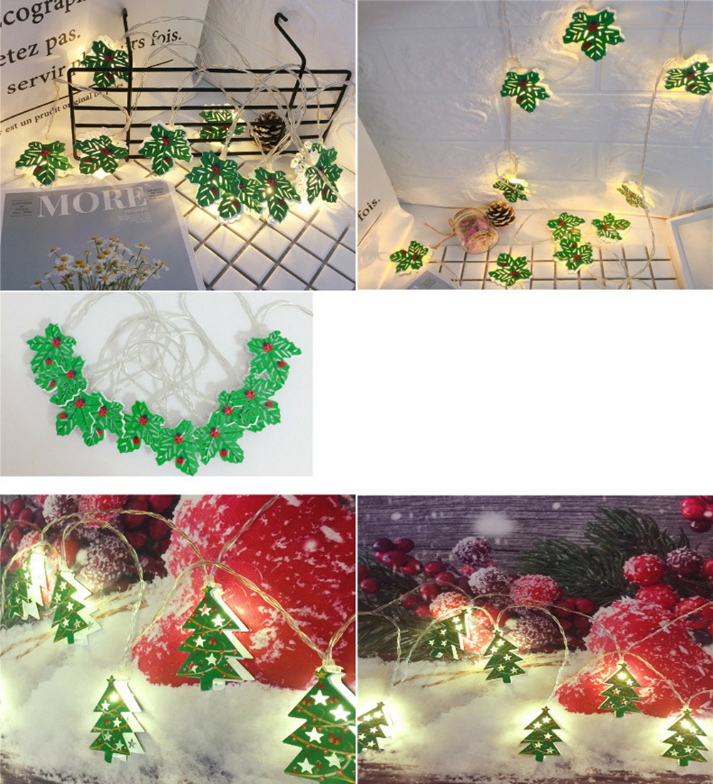 Battery-Operated-2M-Christmas-Tree-Leaves-Holiday-Christmas-Party-20-LED-Fairy-String-Light-1386291-3