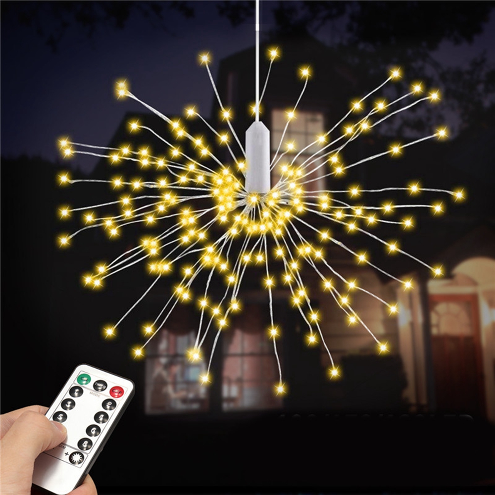 Battery-Powered-100LED-8-Modes-IP65-13-Keys-Remote-DIY-Firework-Fairy-String-Christmas-Light-1366952-1