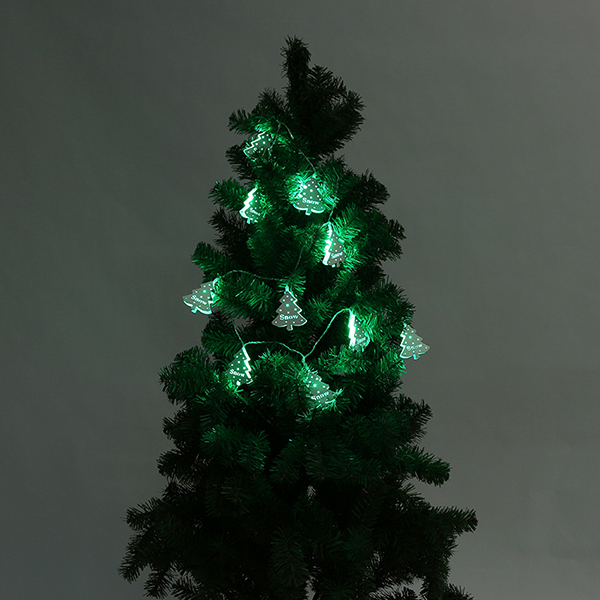 Battery-Powered-10LEDs-Snowflake-Metal-Warm-White-Pure-White-Green-String-Light-for-Christmas-1198232-3