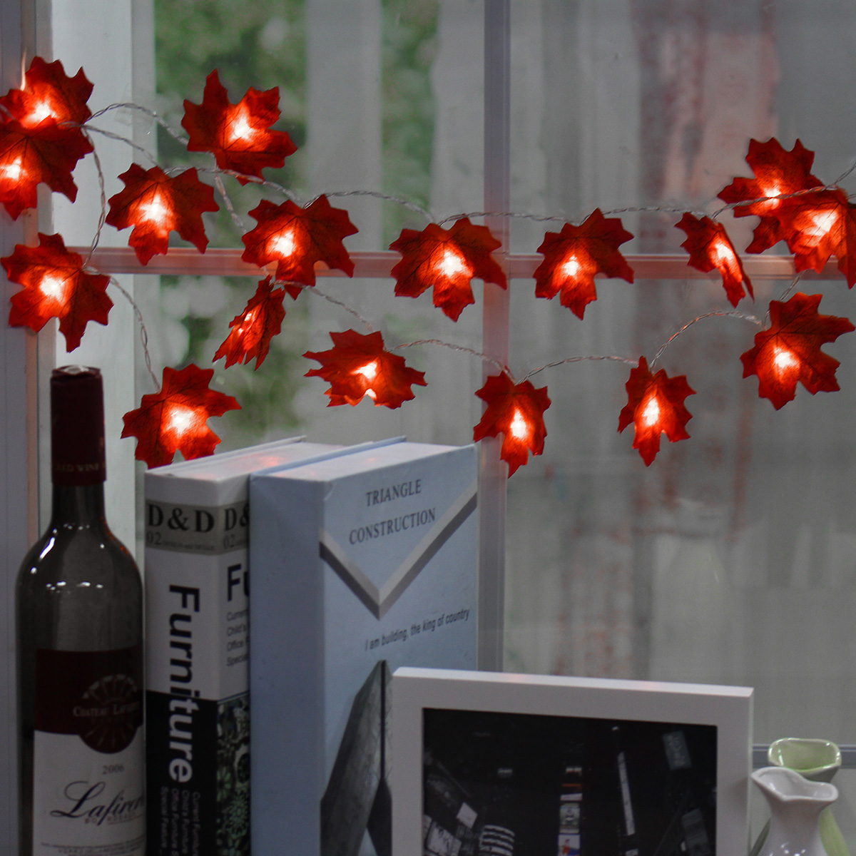 Battery-Powered-23M-20LEDs-Warm-White-Pure-White-Fall-Leaves-Indoor-Fairy-String-Light-for-Party-1209854-3