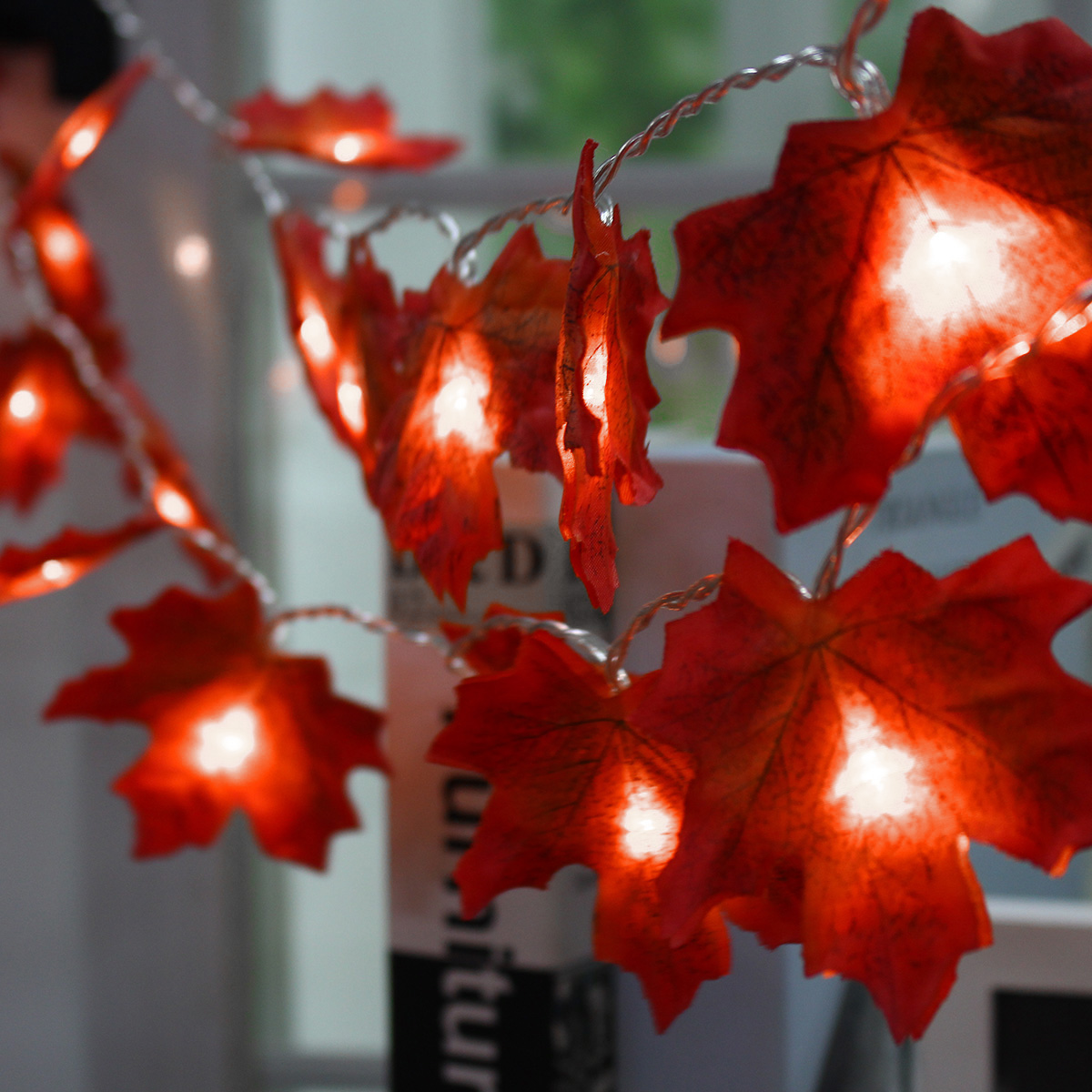 Battery-Powered-23M-20LEDs-Warm-White-Pure-White-Fall-Leaves-Indoor-Fairy-String-Light-for-Party-1209854-5