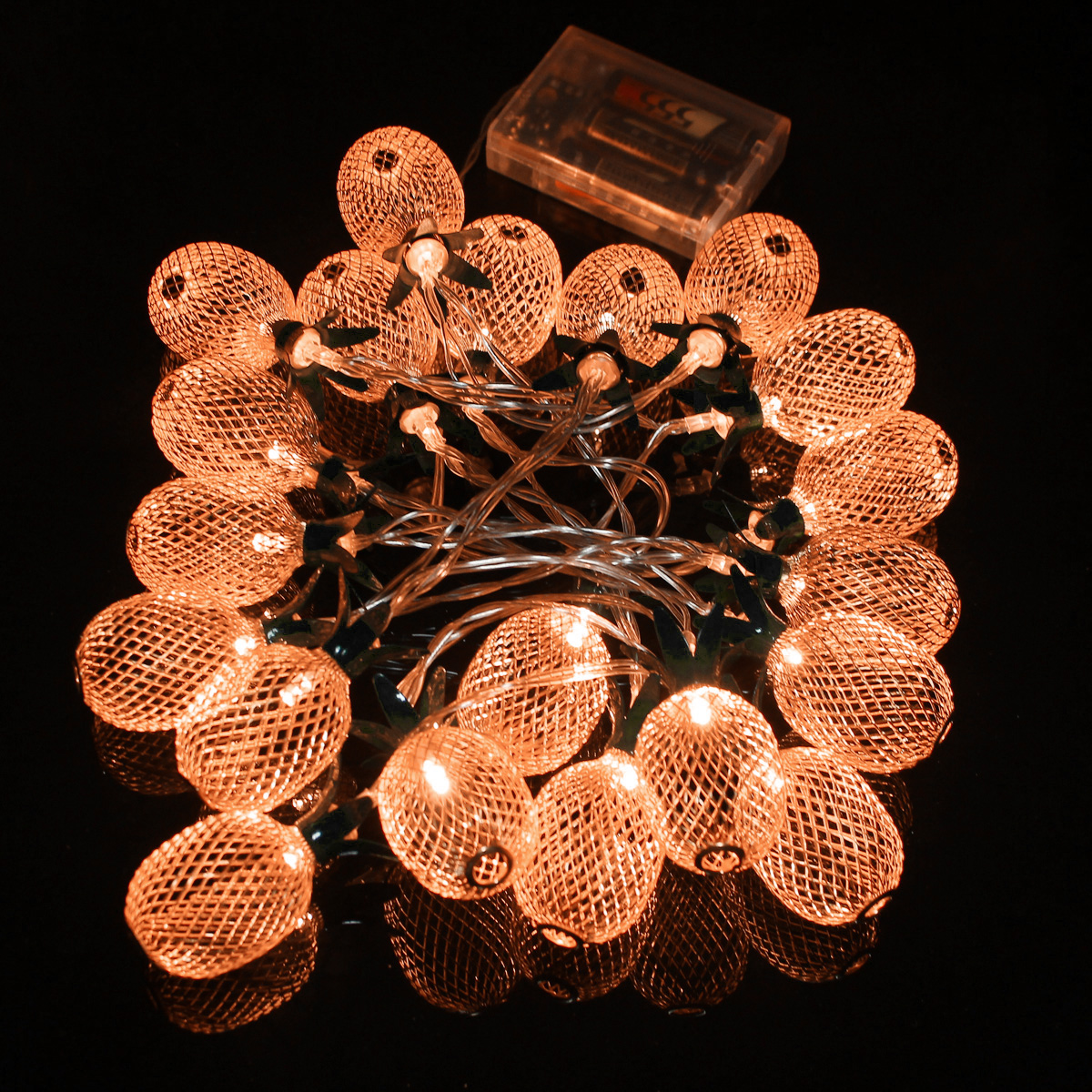 Battery-Powered-Warm-White-Metal-Pineapple-Shaped-Indoor-LED-Fairy-String-Light-for-Christmas-Party--1203397-1