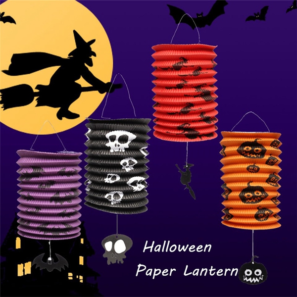 Halloween-Pumpkin-Bat-Pattern-Paper-Lantern-Party-Decorations-Yard-Hanging-Decor-1005720-1