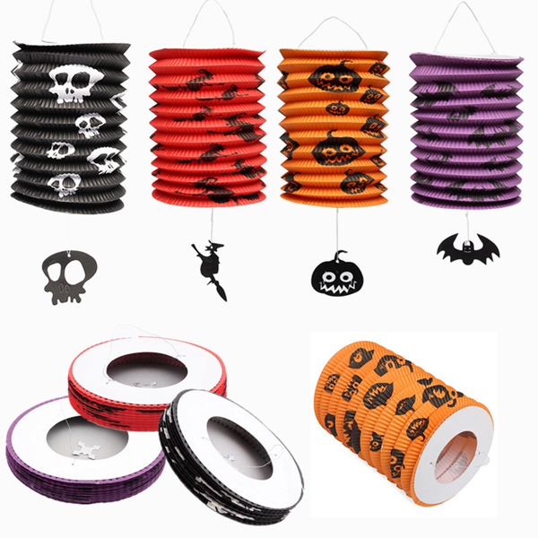Halloween-Pumpkin-Bat-Pattern-Paper-Lantern-Party-Decorations-Yard-Hanging-Decor-1005720-2