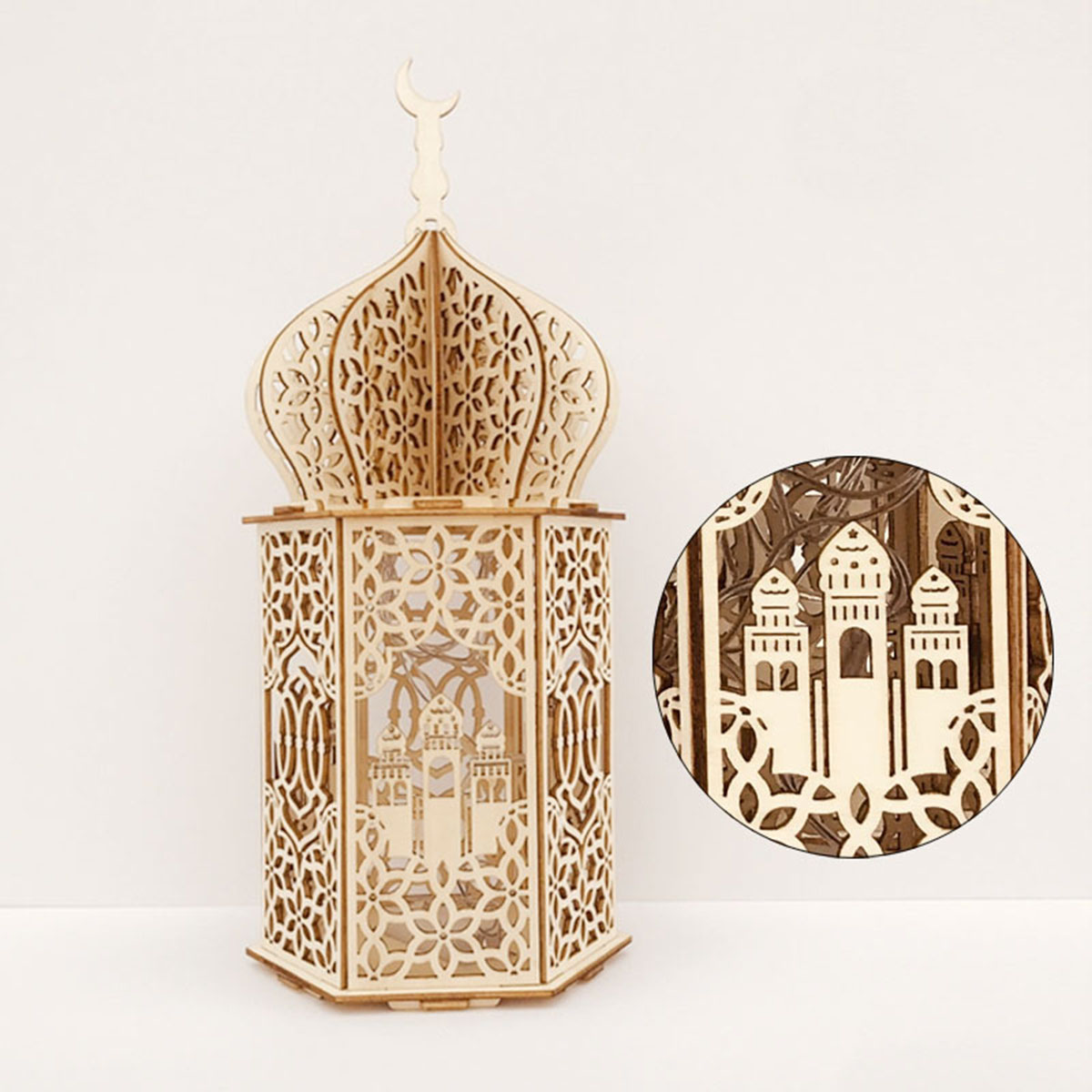 Islam-Eid-Ramadan-Mubarak-Decoration-Wooden-Golden-LED-Lantern-Basswood-Night-Light-1688915-7