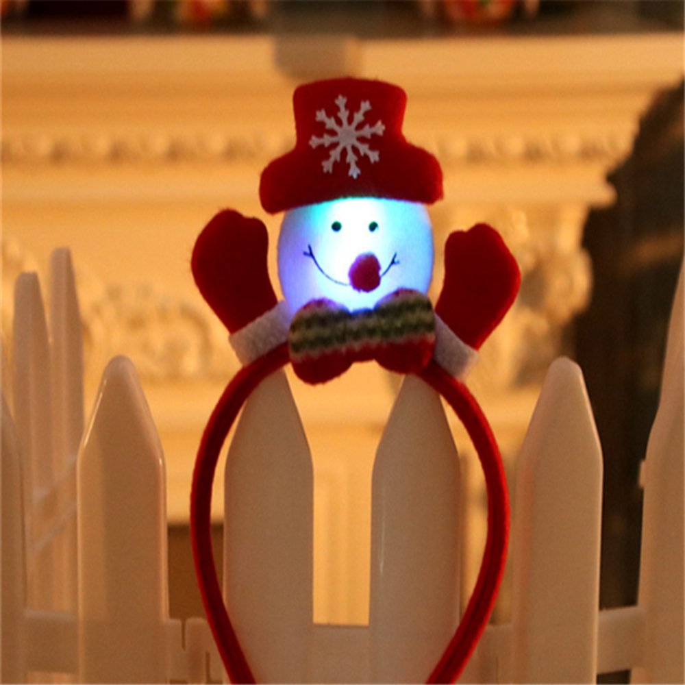 LED-Single-Headband-Hair-Band-Christmas-Santa-Deer-Snowman-Bear-Pattern-with-RGB-Light-1377061-2