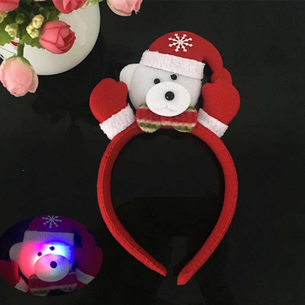 LED-Single-Headband-Hair-Band-Christmas-Santa-Deer-Snowman-Bear-Pattern-with-RGB-Light-1377061-9