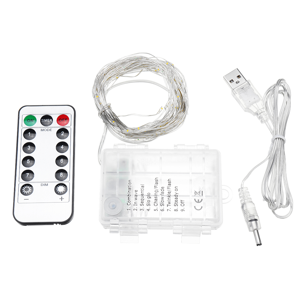 LUSTREON-5M-10M-USB-Battery-Powered-LED-Fairy-String-Light-with-Remote-Control-for-Christmas-Holiday-1364723-1