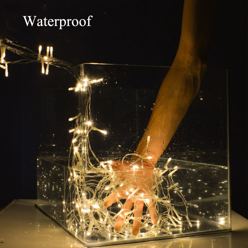 Solar-Powered-Waterproof-Two-Installations-300-LEDs-Fairy-Curtain-String-Light-For-Christmas-1185163-8