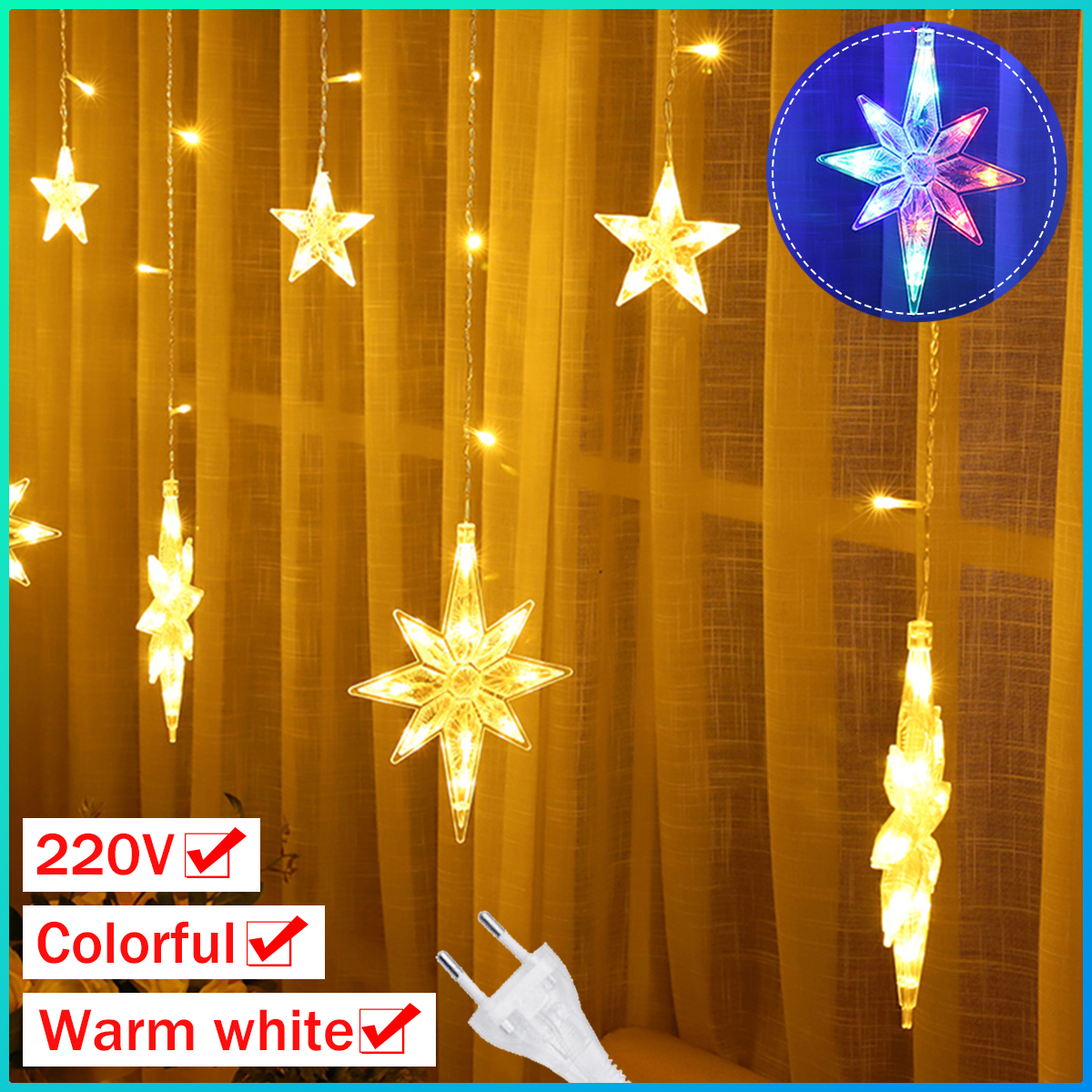 Star-Curtain-Window-String-Light-LED-Fairy-Christmas-Decorations-Lights-Holidays-Party-Wedding-Outdo-1781168-2