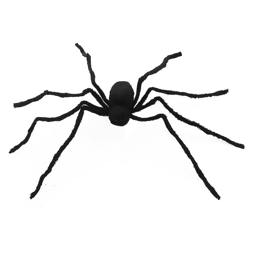 125cm-Black-Spider-Halloween-Props-Spider-Web-Plush-Cotton-Haunted-House-Decoration-Toys-With-OPP-Ba-1550305-4