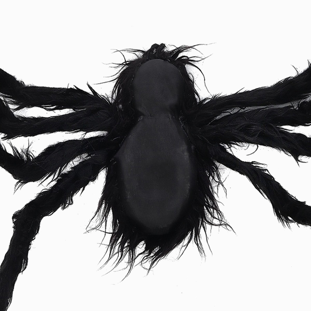 125cm-Black-Spider-Halloween-Props-Spider-Web-Plush-Cotton-Haunted-House-Decoration-Toys-With-OPP-Ba-1550305-6