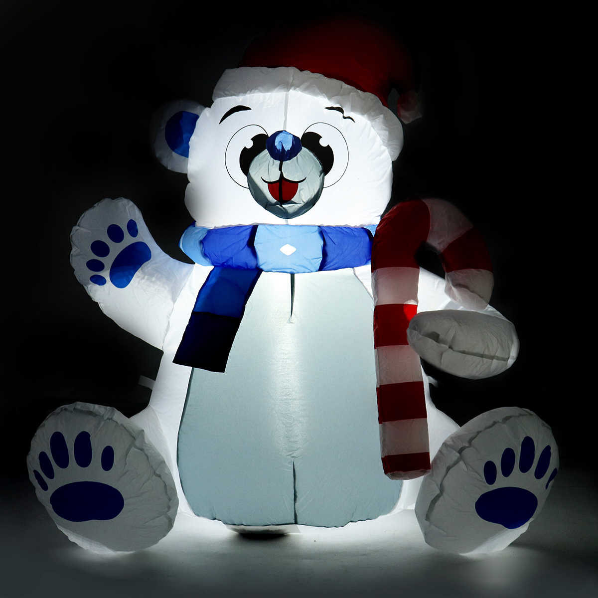 12M-LED-Christmas-Waterproof-Polyester-Built-In-Blower-UV-resistant-Inflatable-Bear-Toy-for-Christma-1829733-4