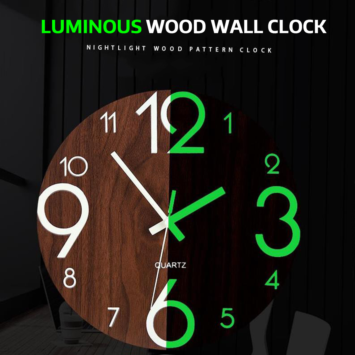 12quot-Luminous-Wall-Clock-Quartz-Wooden-Silent-Non-Ticking-Dark-Home-Room-Decor-1496359-1