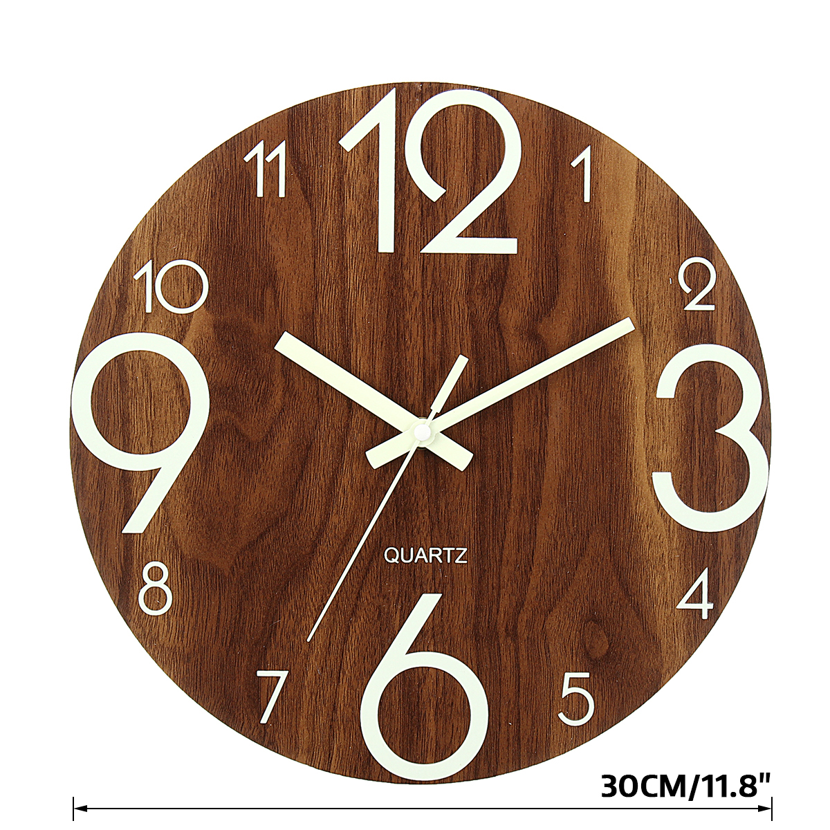 12quot-Luminous-Wall-Clock-Quartz-Wooden-Silent-Non-Ticking-Dark-Home-Room-Decor-1496359-10