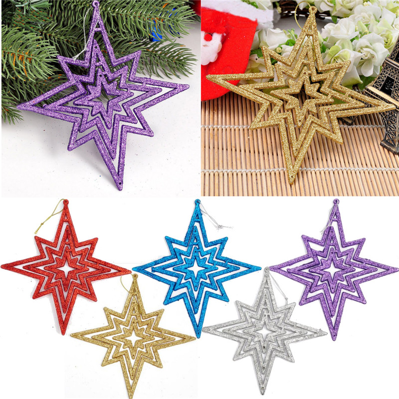 1pc-Star-15cm-Christmas-Tree-Pendant-Ornaments-Holiday-Party-Hanging-Decoration-Toys-1075145-3