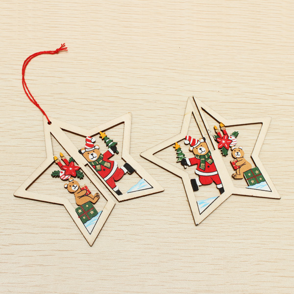2PCS-Christmas-Wood-Five-Pointed-Star-Christmas-Tree-Accessories-955935-4