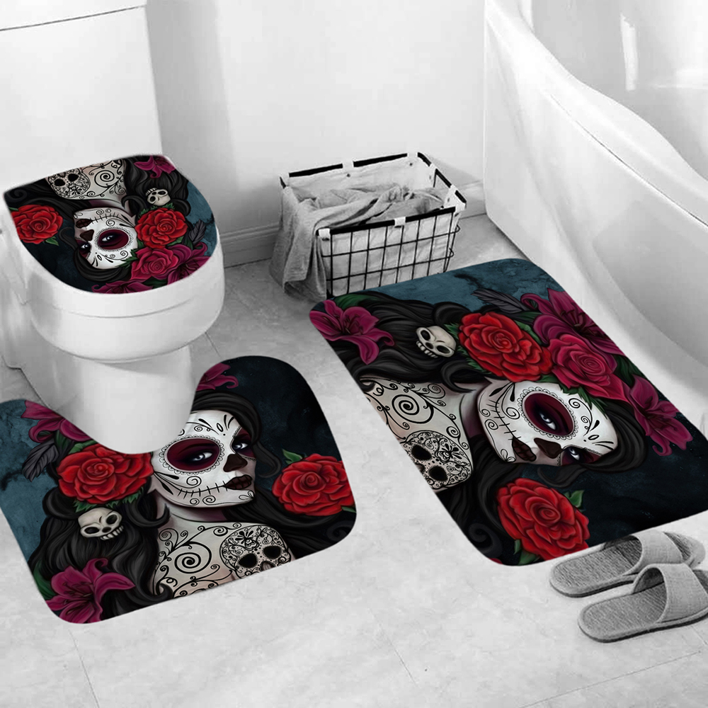 3D-Printed-Waterproof-Polyester-Shower-Bath-Curtain-Set-of-Halloween-Woman-for-Holidays--Party-Gadge-1754675-5