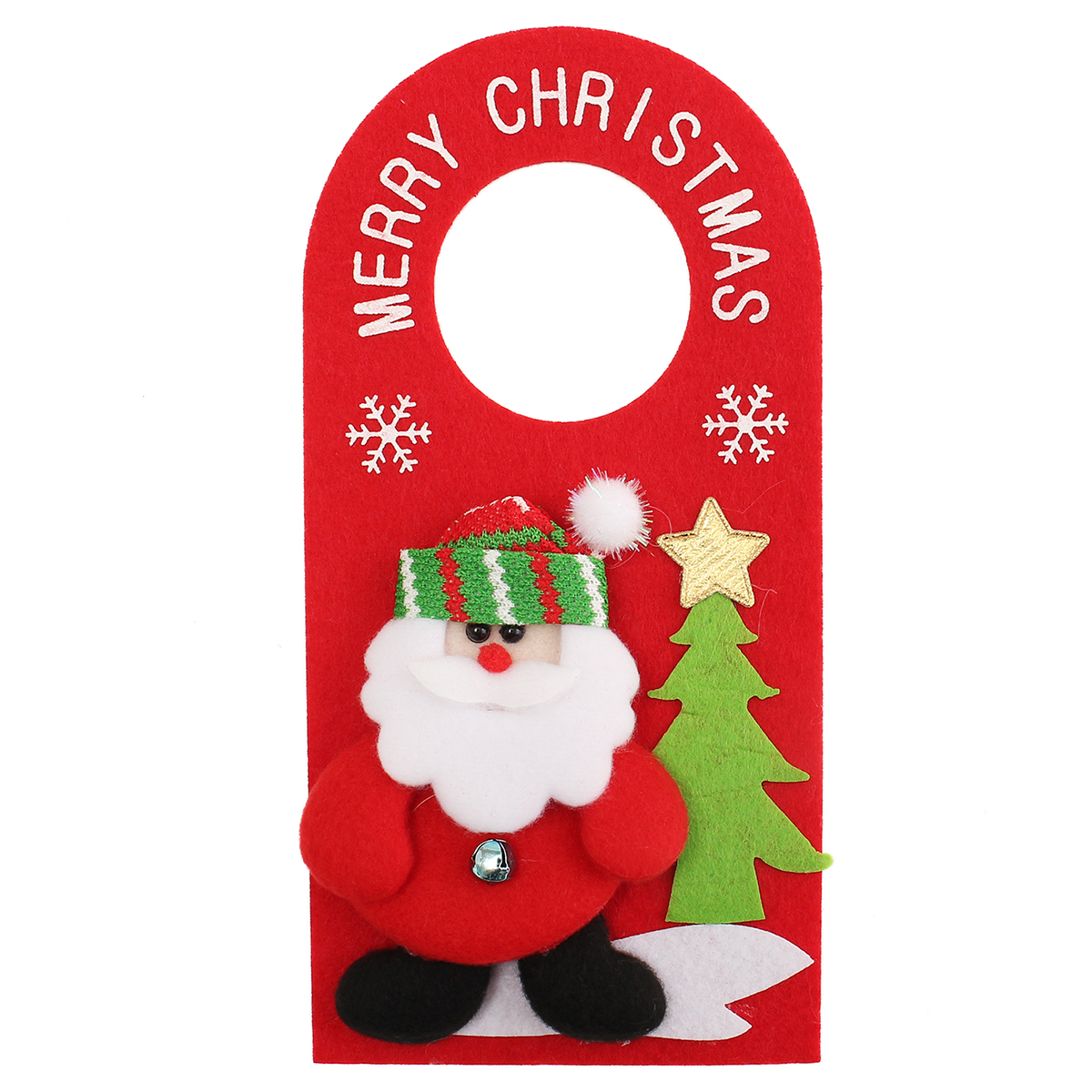 Applique-Style-Christmas-Decor-Beautiful-Detailed-Design-Padded-Felt-Door-Hanger-1106374-11